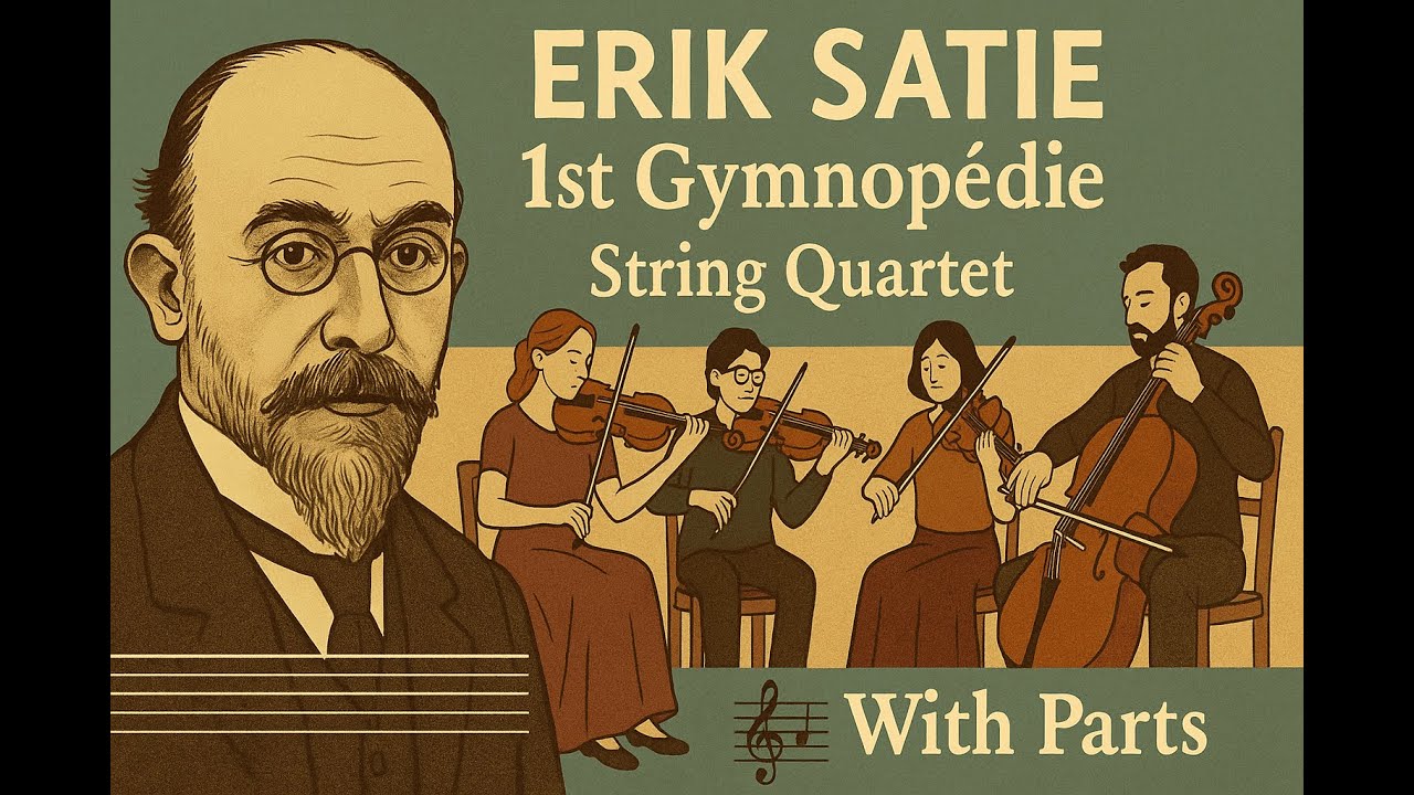 Erik Satie - 1st Gymnopédie. String Quartet. With Parts.