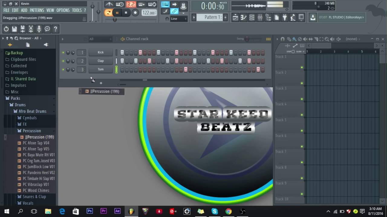 How to make afro beat drums in fl studio 12 part 1