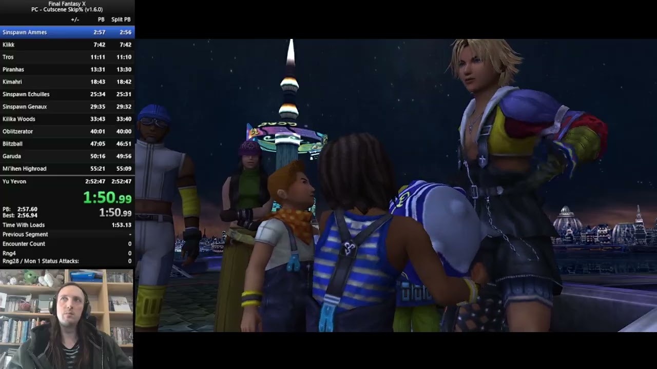 Final Fantasy X PC Any% Speedrun - 8:21:26 (w/o loads)