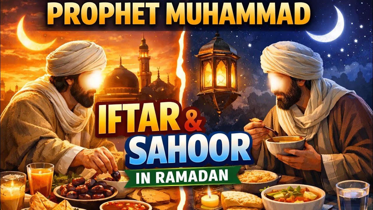 Prophet Muhammad&rsquo;s (PBUH) Sunnah of Sahoor and Iftar During Ramadan.