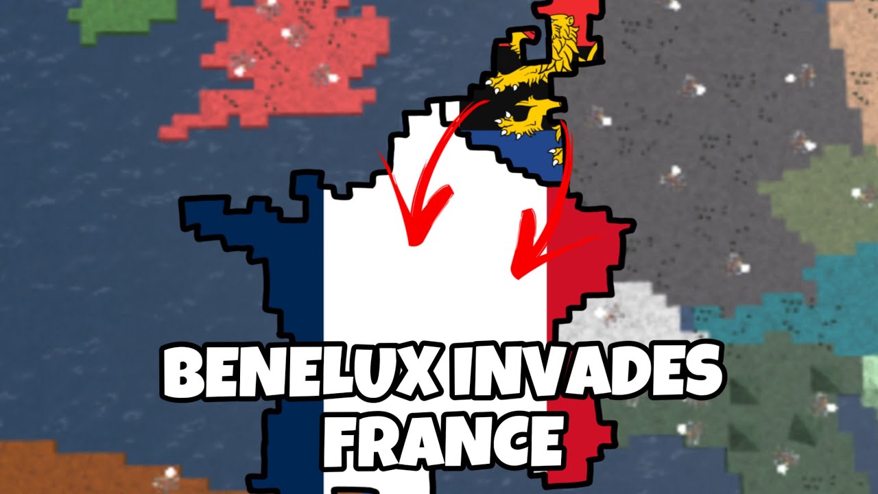 BENELUX INVADES FRANCE in NATIONS ROLEPLAY: REMASTERED! but then this happens… | Roblox NRR