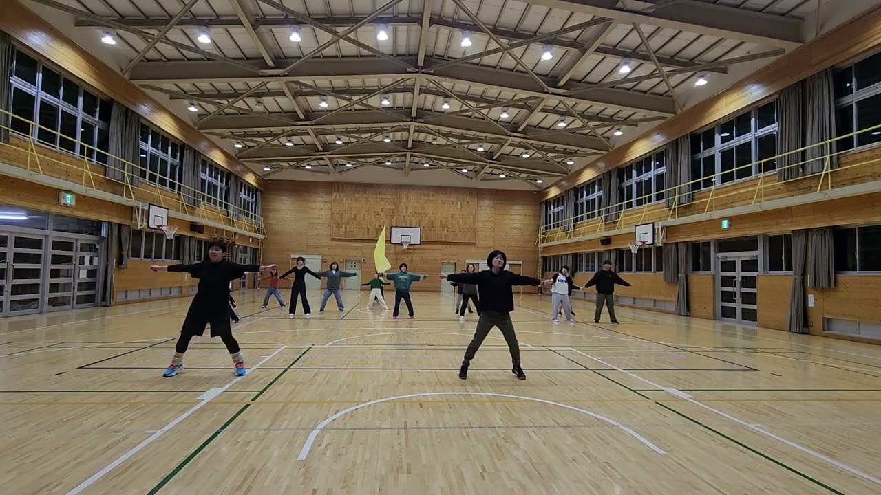 桜花女　練習動画　あいうえおんがく　2026.1.31　踊れてない