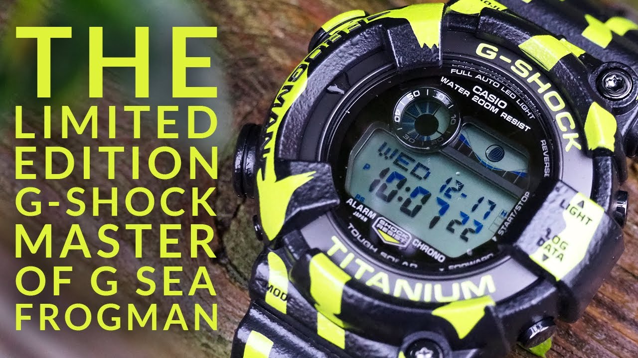 Unboxing The NEW, LIMITED EDITION G-Shock Master of G Sea Frogman!