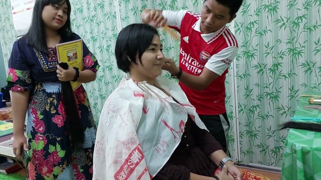 Myanmar Golden hair donation