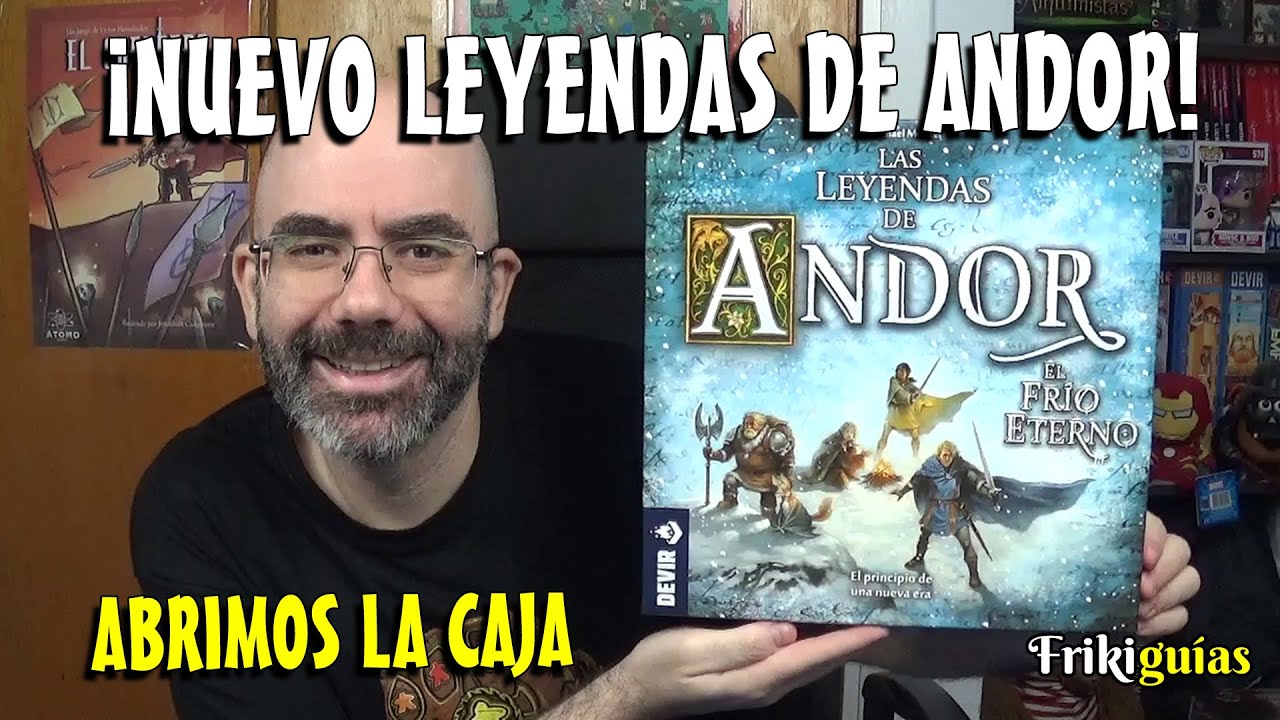 Las Leyendas de Andor: El Frío Eterno - Devir - Abriendo la Caja