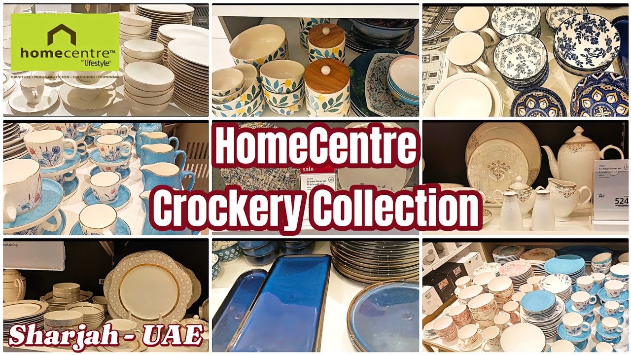 homeCentre Crockery Collection 2025 | Affordable & Stylish Crockery At Home Centre | HomeCentre UAE