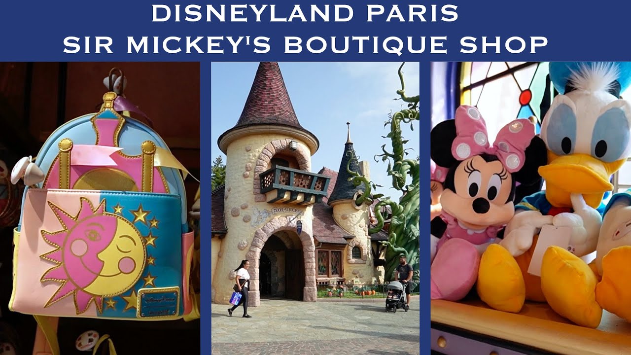 DISNEYLAND PARIS SHOPS | Sir Mickey's Boutique Merchandise