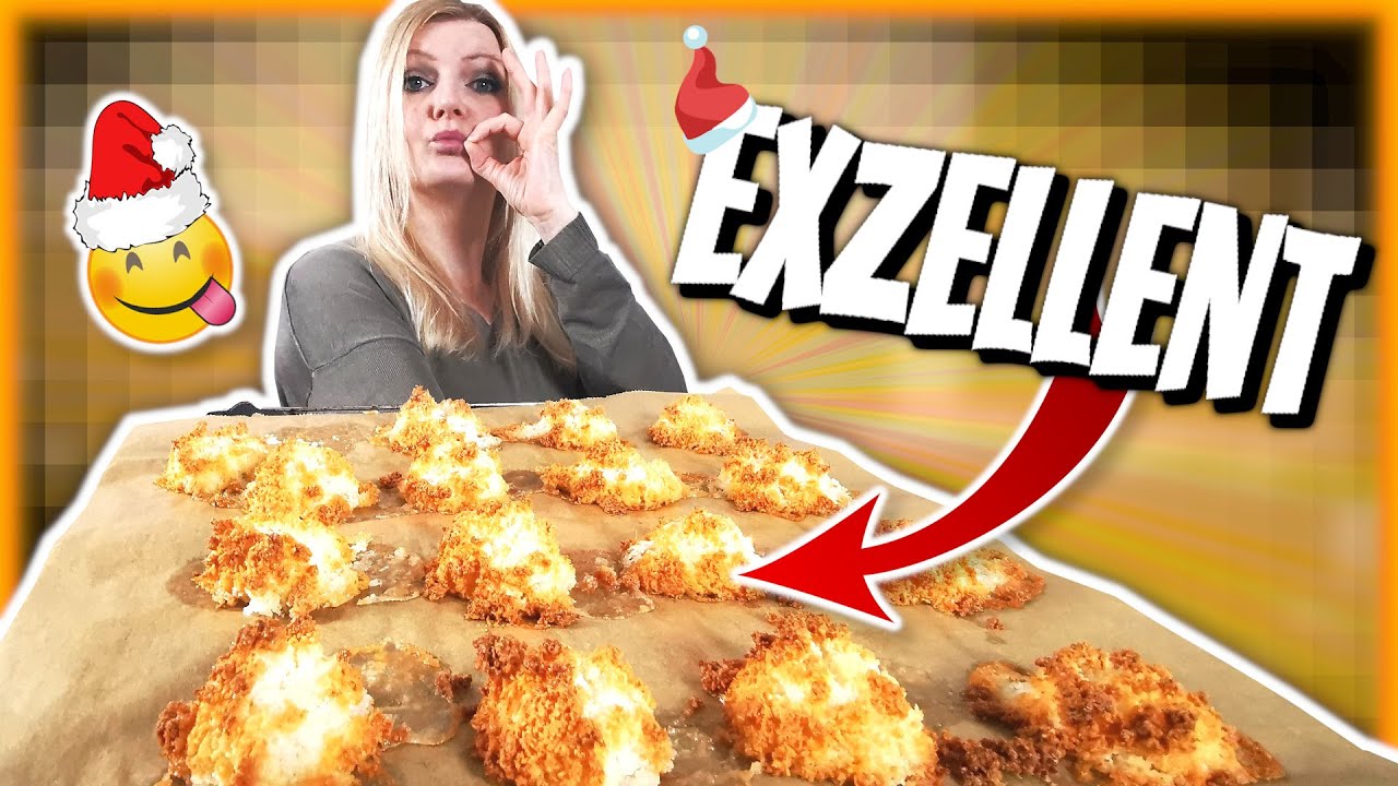 Saftige vegane Kokosmakronen aus NUR 4 Zutaten [schnell, einfach & lecker]
