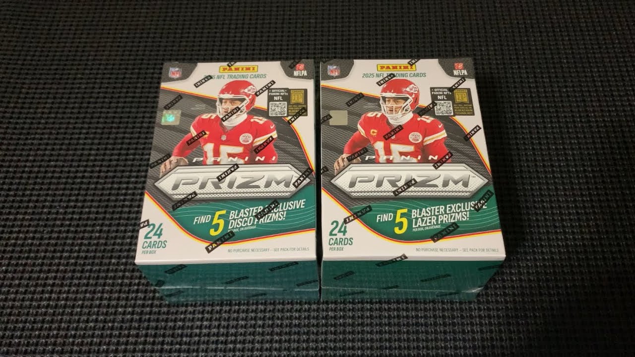 2025 Prizm NFL Football Blasters, Disco Vs Lazer Prizm Parallels&hellip;
