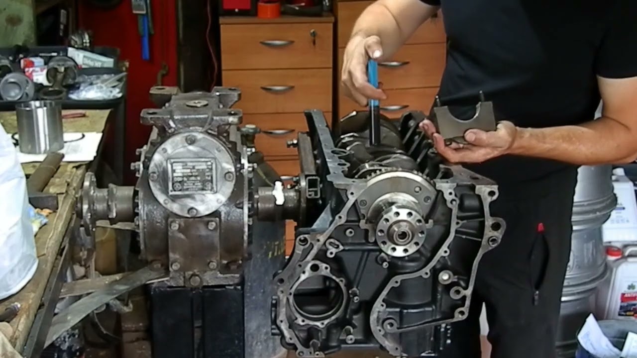 Oktavia A7 VR6 3.6 Turbo (BiTurbo) Сборка блока и макеты фланцев с макетом пластины блока цилиндров