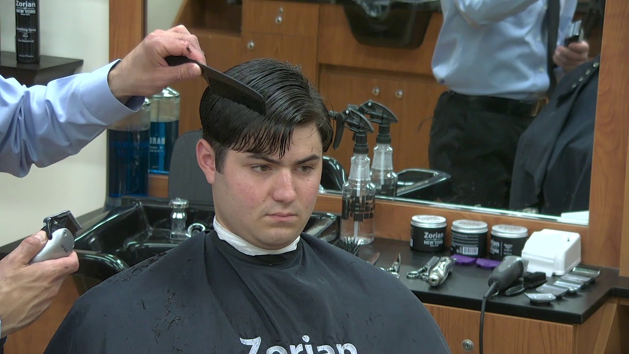 Men&rsquo;s Hairstyle Transformation &ndash; Disconnected Side Part with undercut