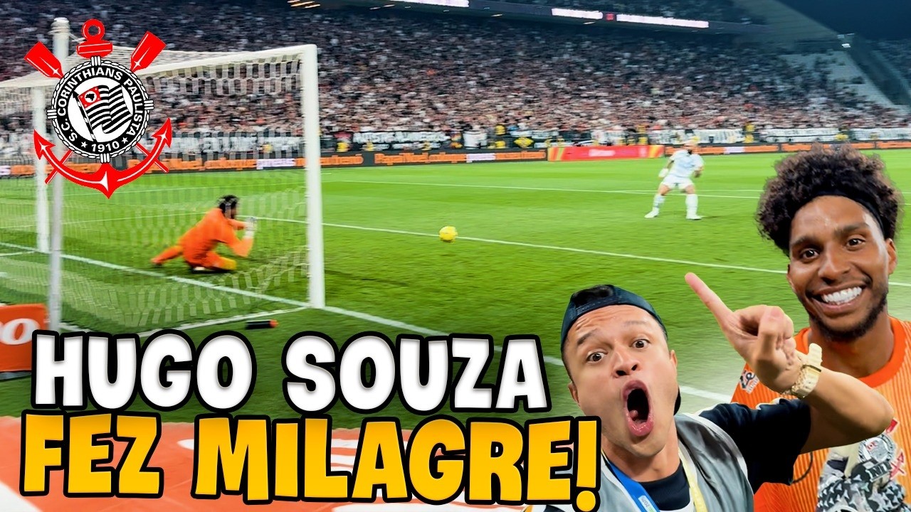 A CLASSIFICAÇÃO MAIS EMOCIONANTE DA HISTÓRIA DO CORINTHIANS! HUGO PEGOU PÊNALTI DO GABIGOL!