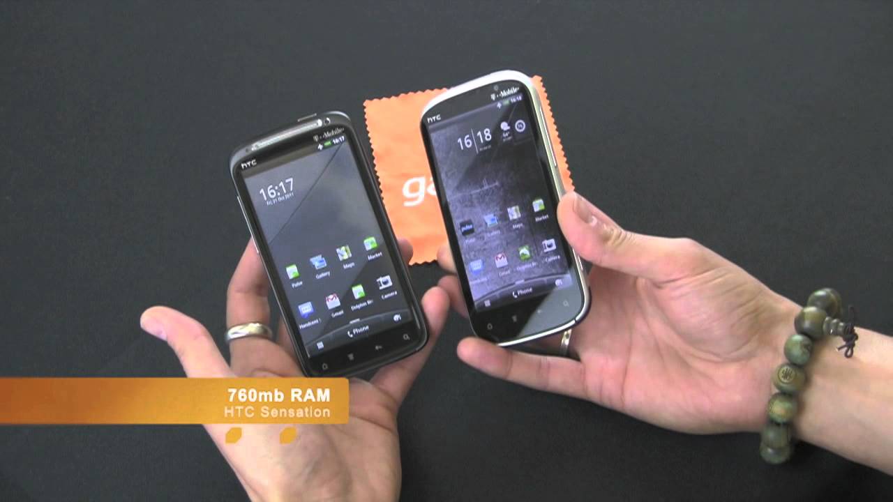 HTC Amaze 4G vs. HTC Sensation 4G Review - by GazelleLab