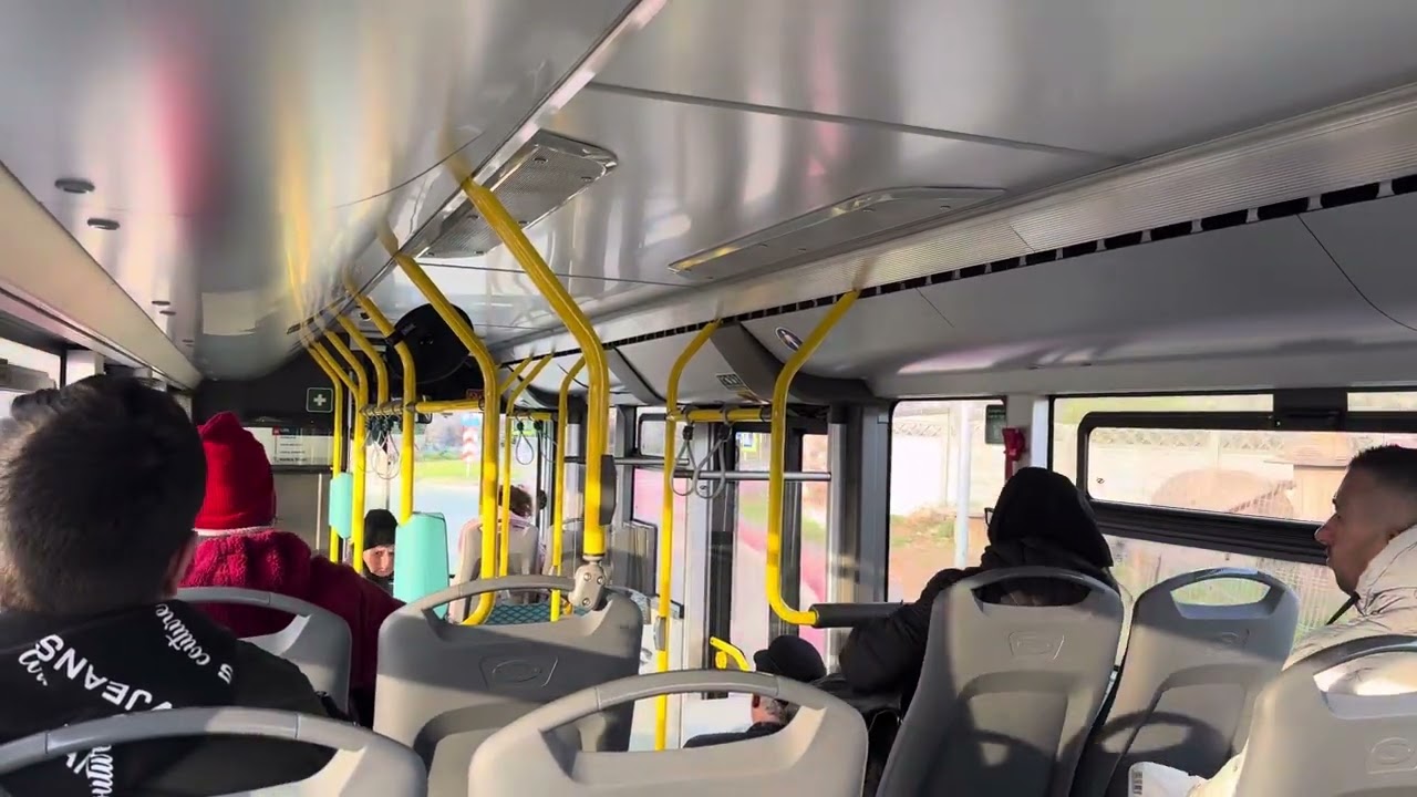 Galați:călătorie cu autobuzul Solaris 9M pe traseul 28