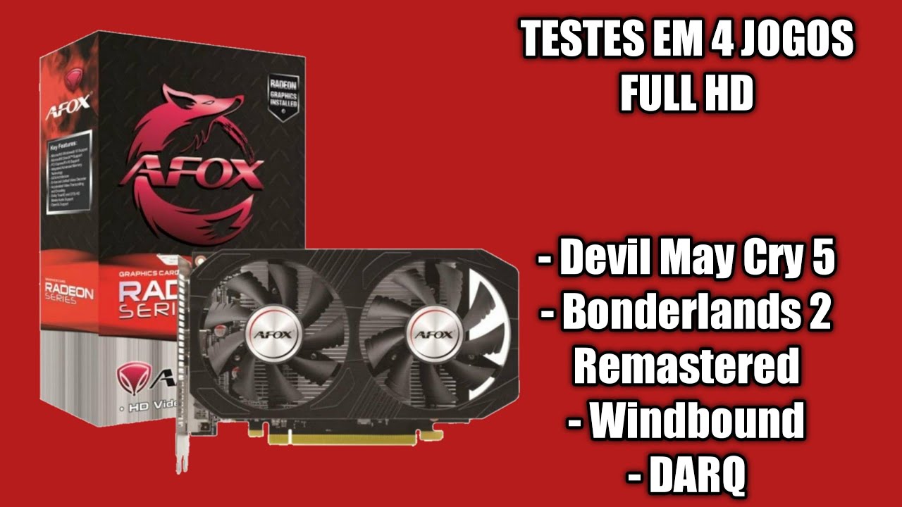 RX 560D AFOX Testes em 4 jogos (FULL HD)