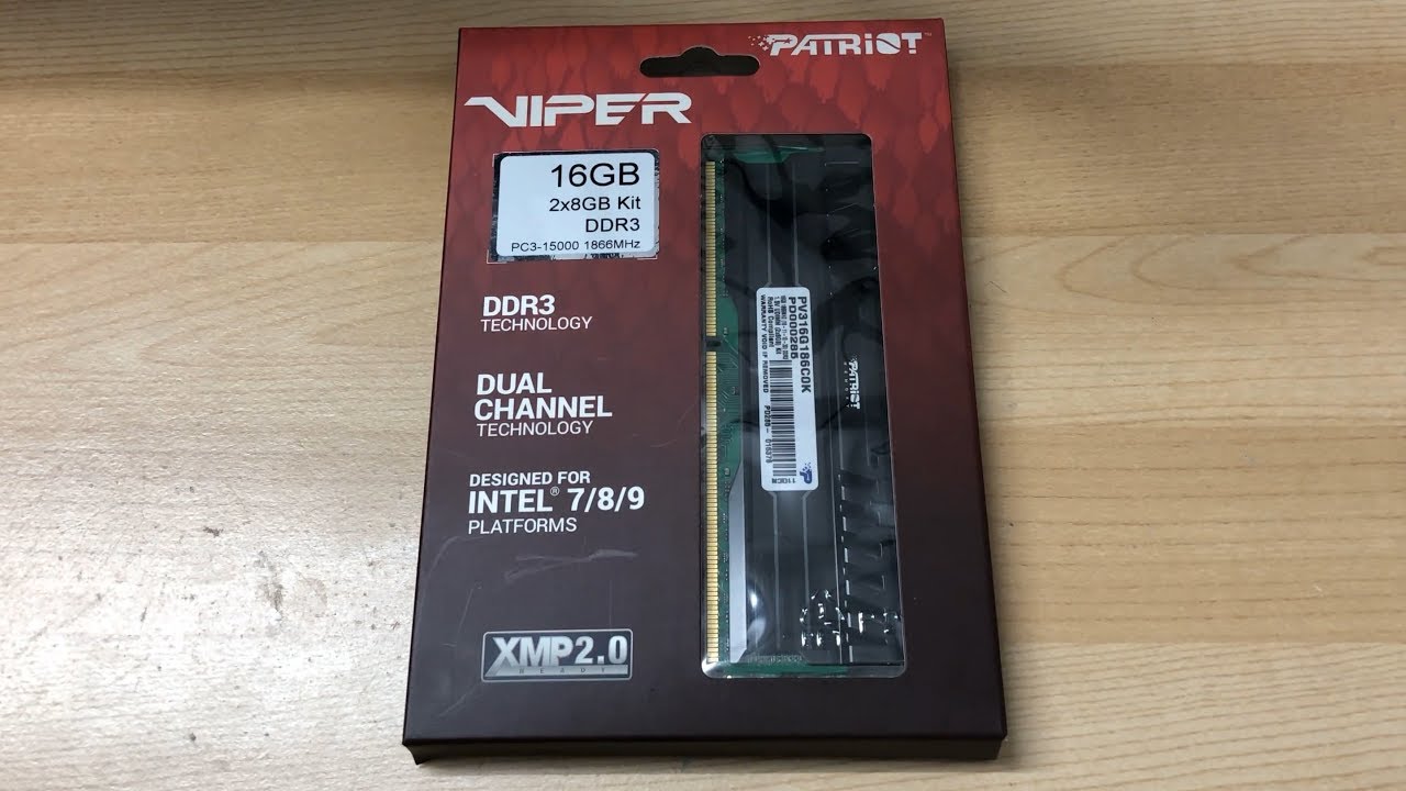 Patriot Viper DDR3 Kit | Too bad the PCB is green...