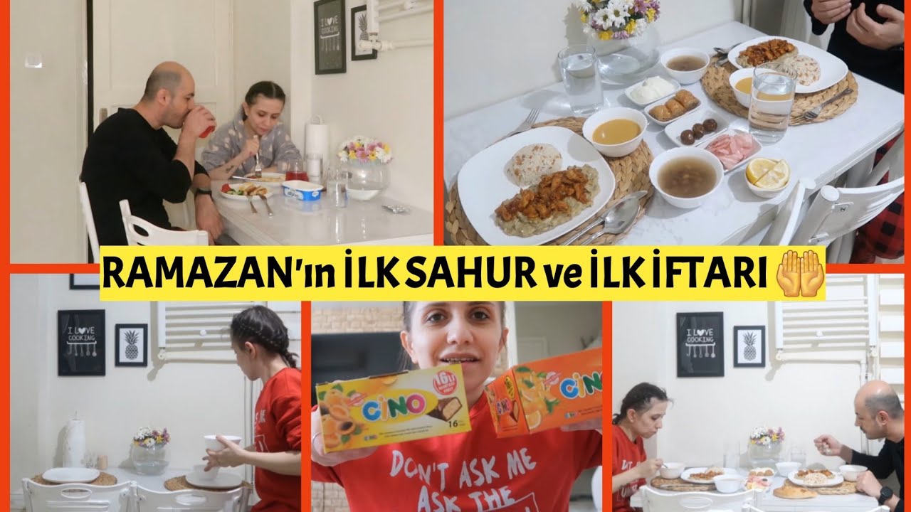 İLK SAHUR ve İLK İFTARIMIZ🤲BEĞENDİLİ TAVUK SOTE👌SOFRA HAZIRLIĞIM🍽ALIŞVERİŞ😊BİM'in BAKLAVASI👍