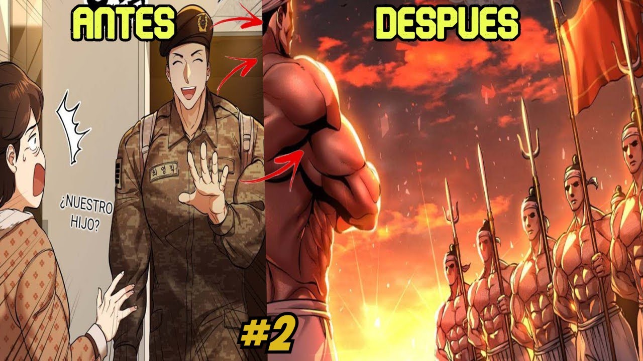 (2)UN SOLDADO REENCARNA EN EL PASADO Y CONVIERTE AL EJERCITO DEL IMPERIO EN GYMBRO 🏋️Resumen Manhwa