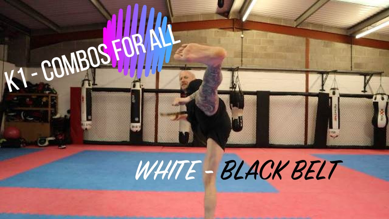Kickboxing Combos - White to Black belt curriculum