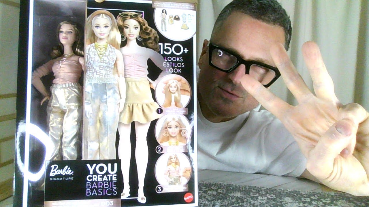 Barbie Basics You Create Neutral Kit 003 Curvy Detailed Unboxing Review