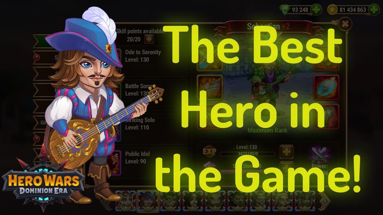 Why You Need Sebastian &mdash; Hero Wars: Dominion Era