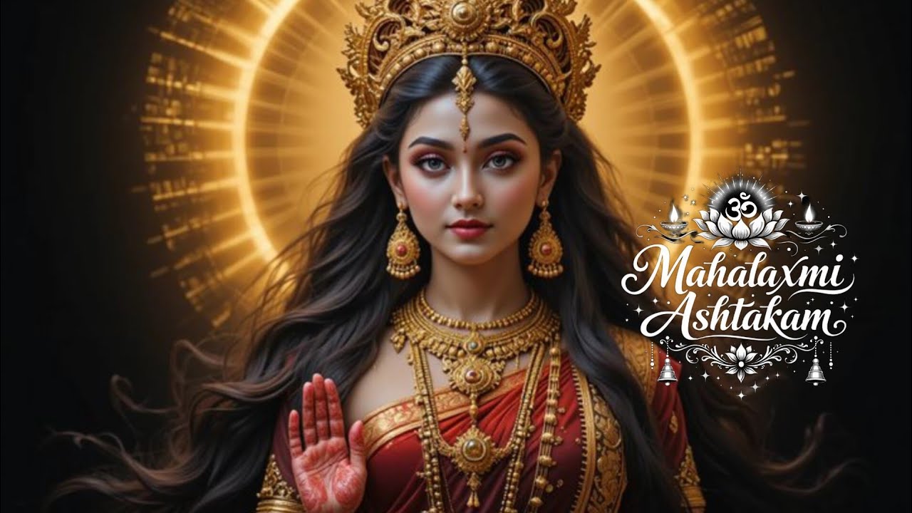 🌺 श्री महालक्ष्मी  अष्टकम (Mahalakshmi Namostute) – Heart-Touching Melodic Bhajan for Prosperity..