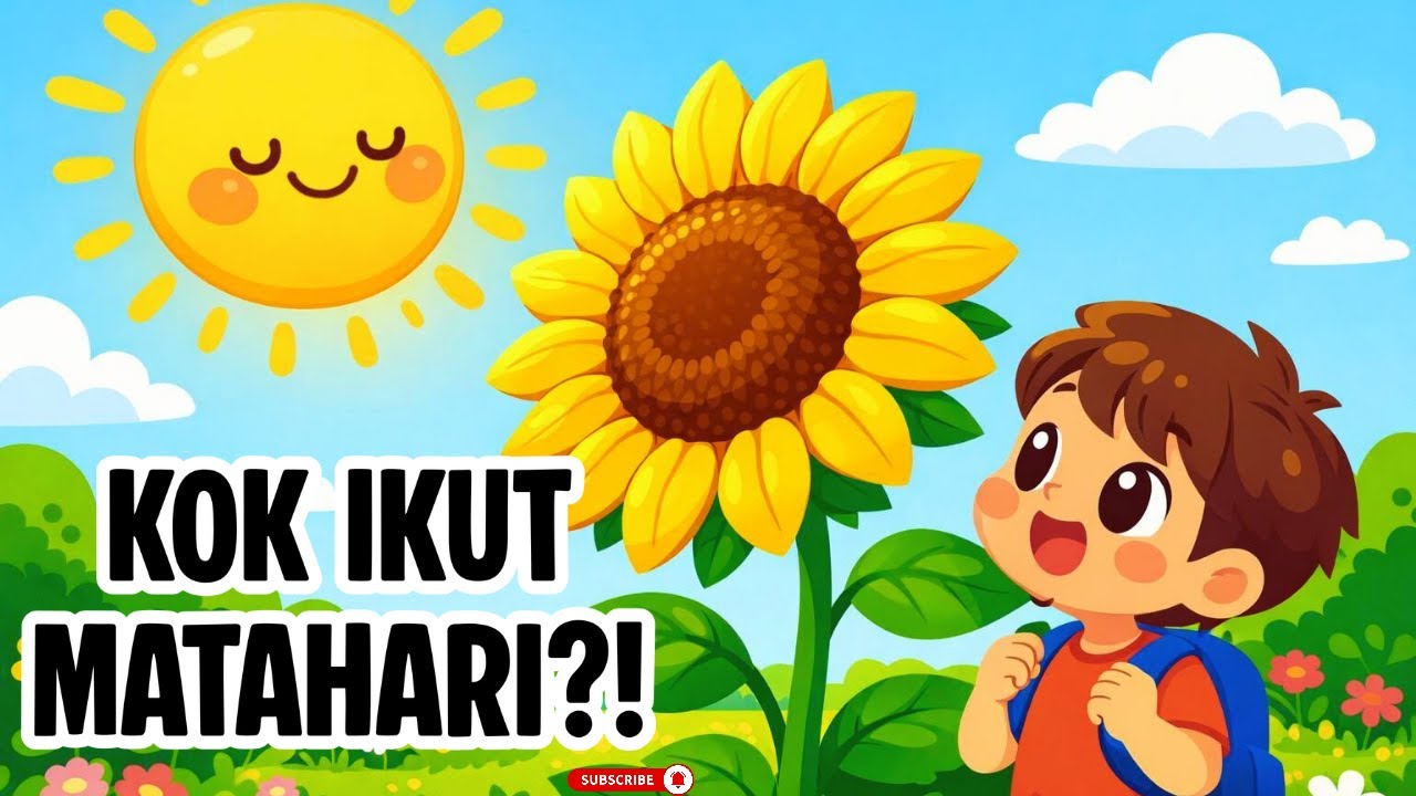 Fakta Unik Bunga Matahari 🌻 Kok Bisa Menghadap Matahari? | Jari Kecil Edukids