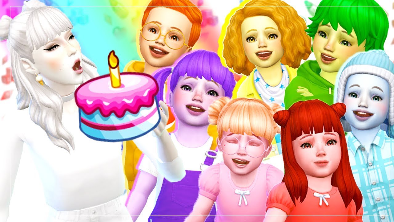 7 Toddler Challenge: The Sims 4 - Birthday Celebration - Season Finale!