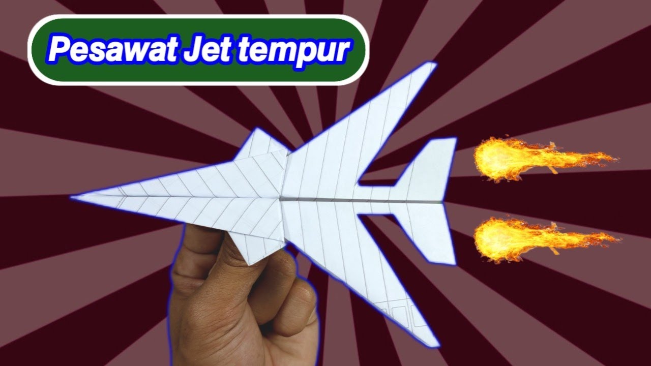Cara membuat pesawat jet canggih dan bergaya