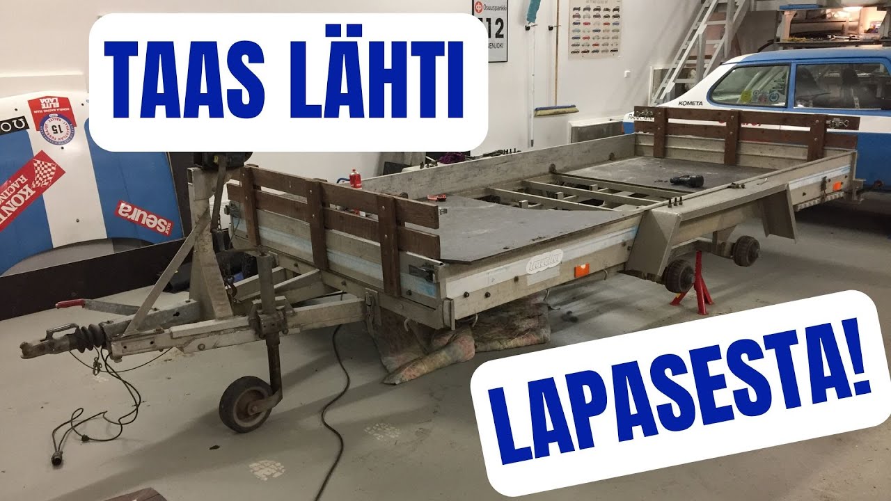 Traileri - katsastushuolto - jarrujen tarkastus lähtee käsistä