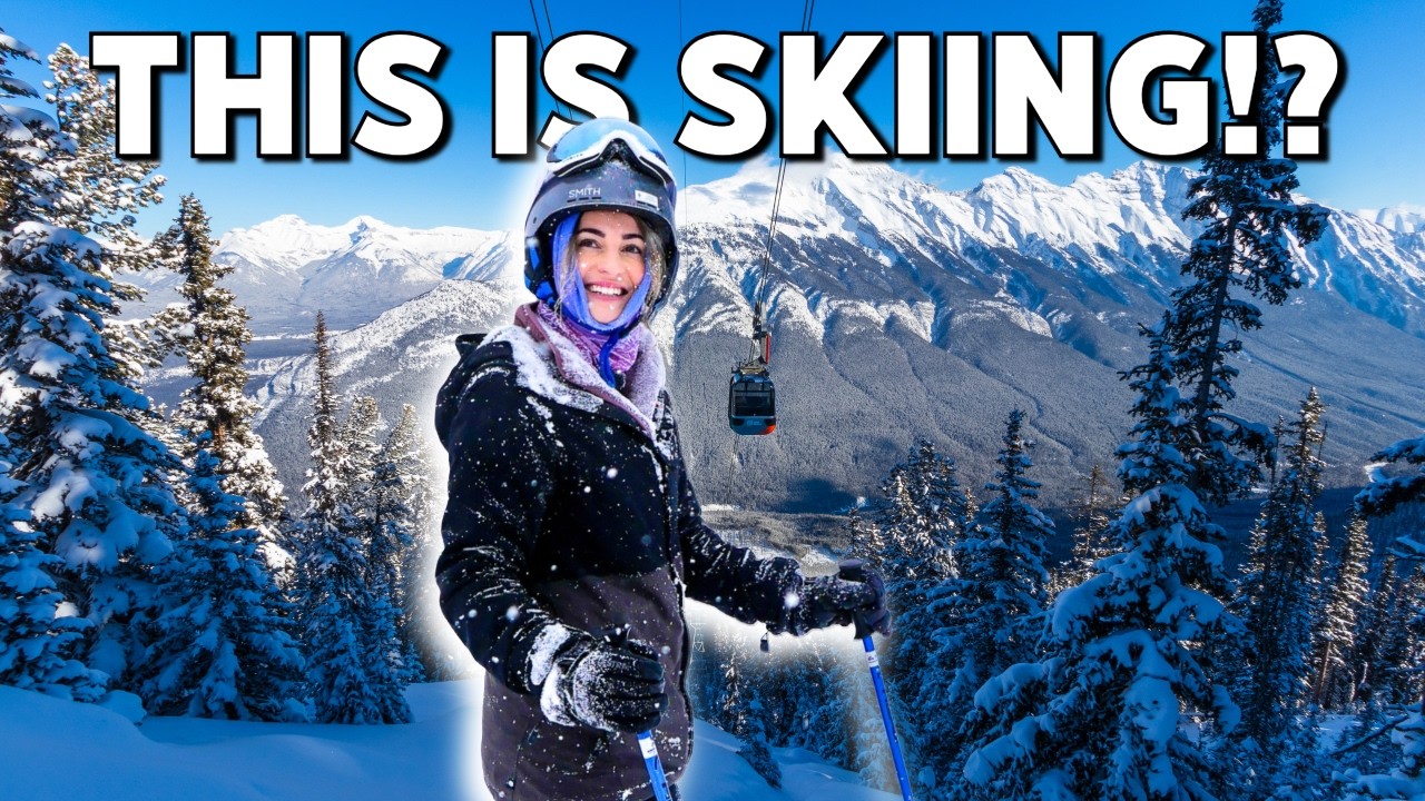 Learning to Ski in Banff, CANADA  (We Didn&rsquo;t Expect This&hellip;)