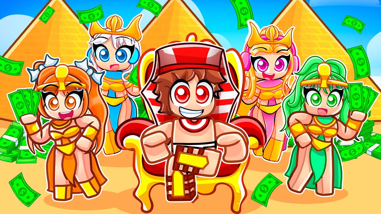 Spending $7,284,183 For The BEST PYRAMID Mansion In Roblox With MY CRAZY FAN GIRLS...