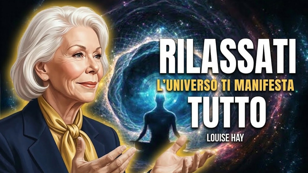 RILASSATI E PERMETTI ALL’UNIVERSO DI MANIFESTARE QUALSIASI COSA PER TE — LOUISE HAY