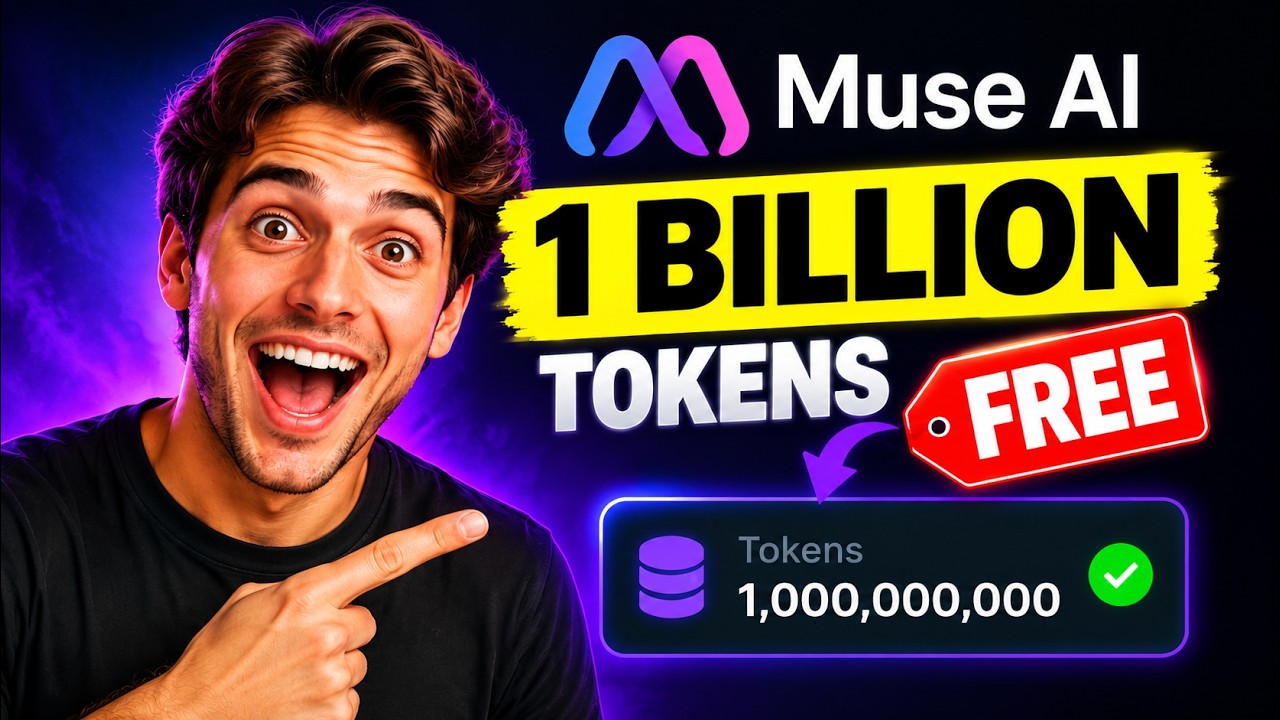 Как получить 1 миллиард токенов в Muse AI бесплатно &mdash; полное руководство