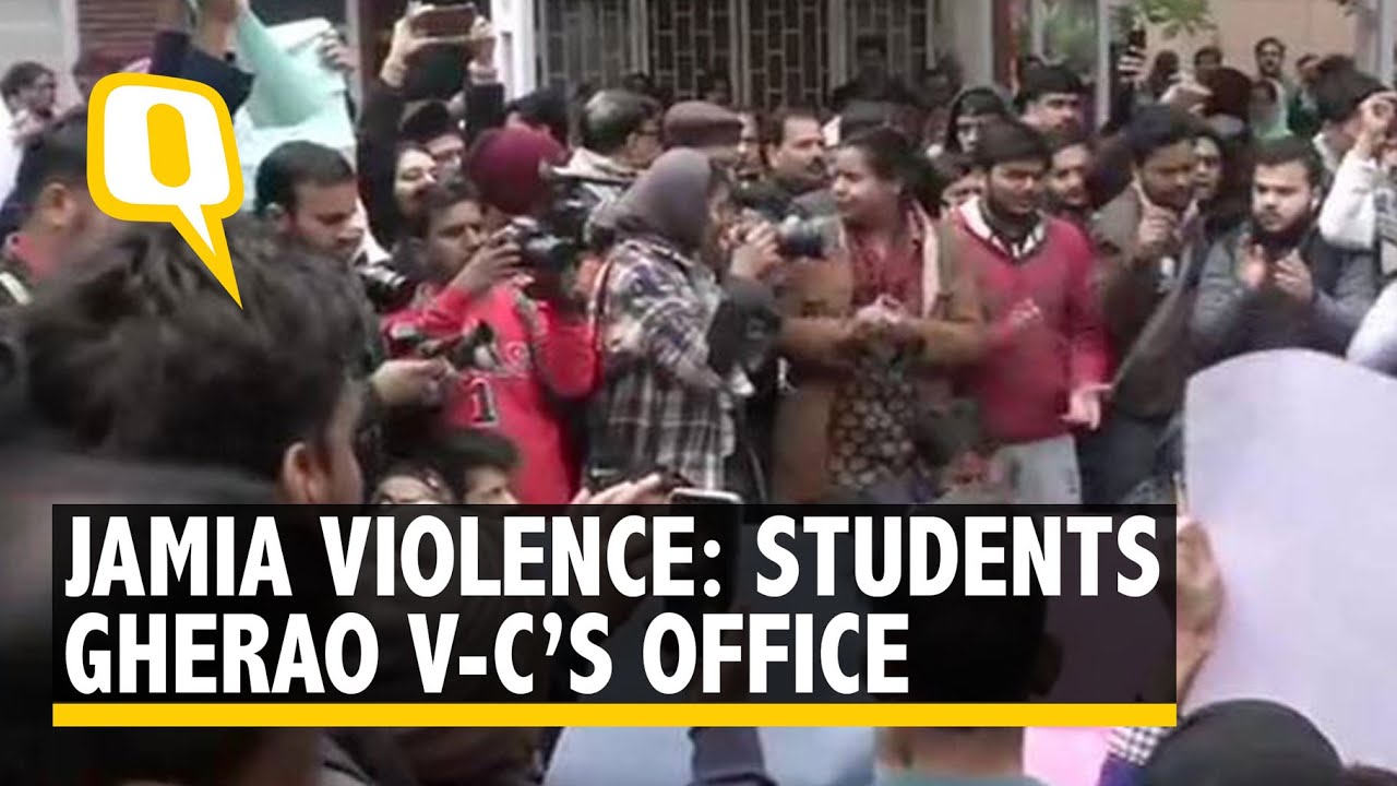 Jamia Students Gherao VC's Office Over Violence at Campus, Demand Dialogue