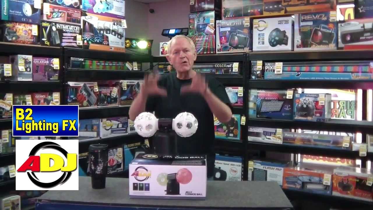 Review Jelly Cosmos Ball by American DJ - A fun add on cosmo party light!