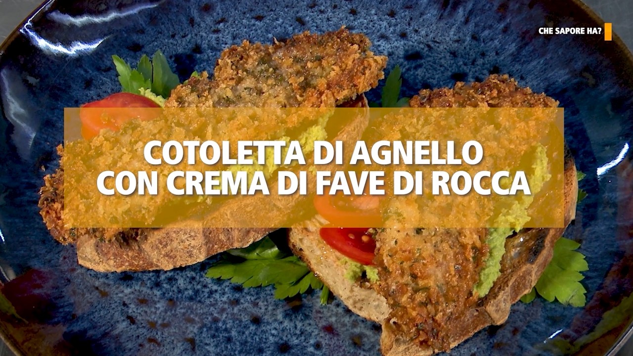 Cotoletta di agnello con crema di fave di Rocca Imperiale - Che sapore ha?