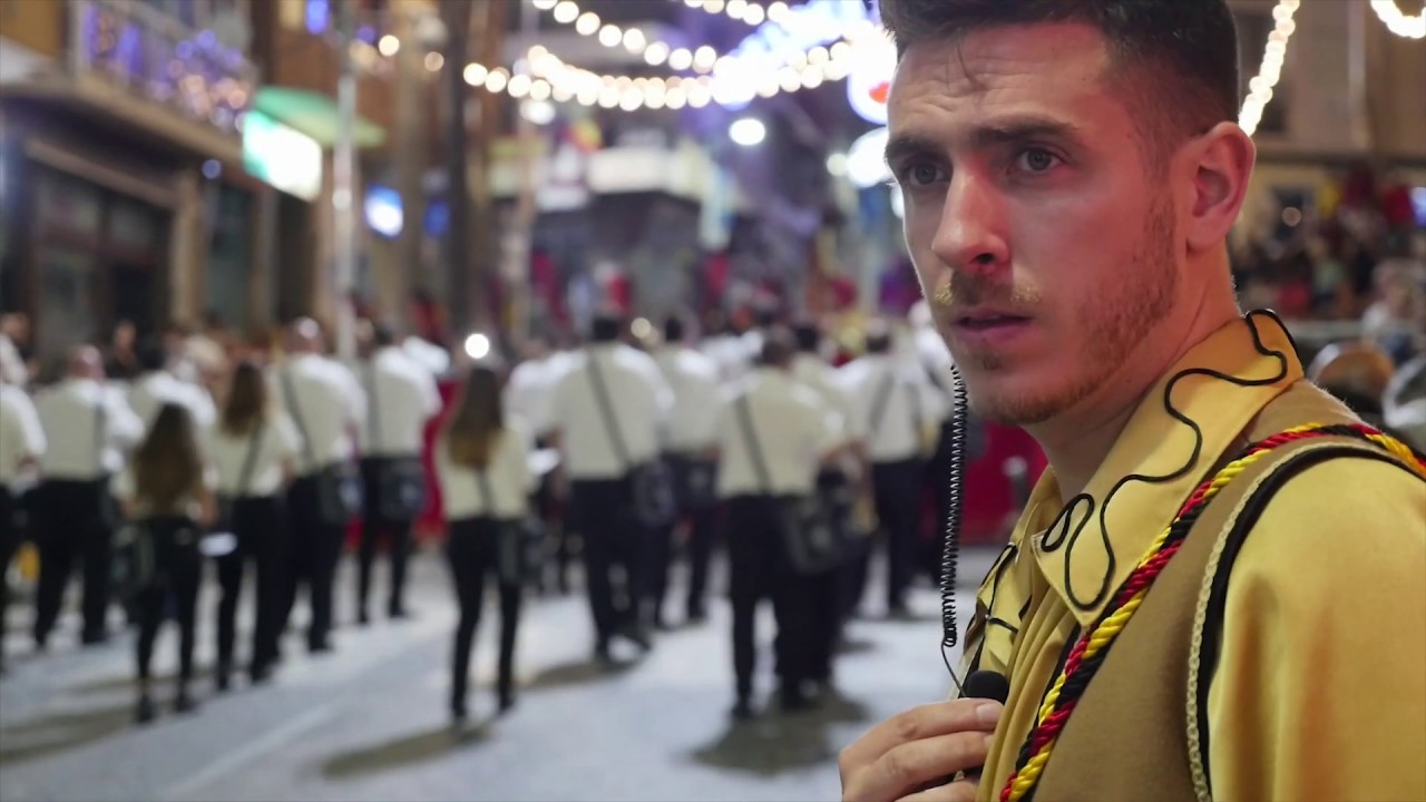 Moros y Cristians  Callosa de en Sarria, 4K www.iberiadrone.net