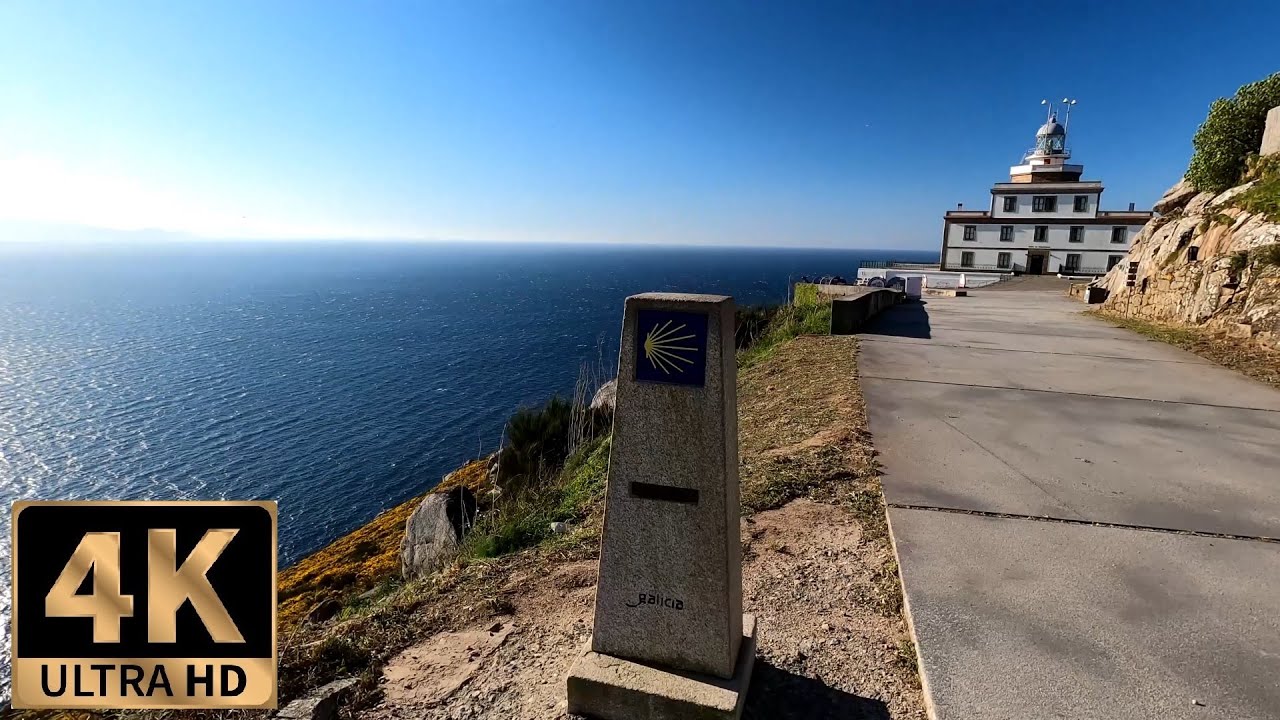 4K Finisterre, End of Saint James Way, End of the World - Camino de Santiago - Xacobeo  Galicia UHD