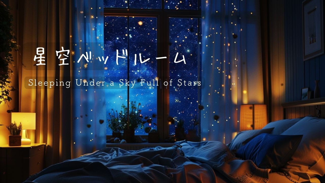 【for Deep Sleep】満天の星空で即眠れる夜｜深く眠れる癒しのピアノリラックスBGM