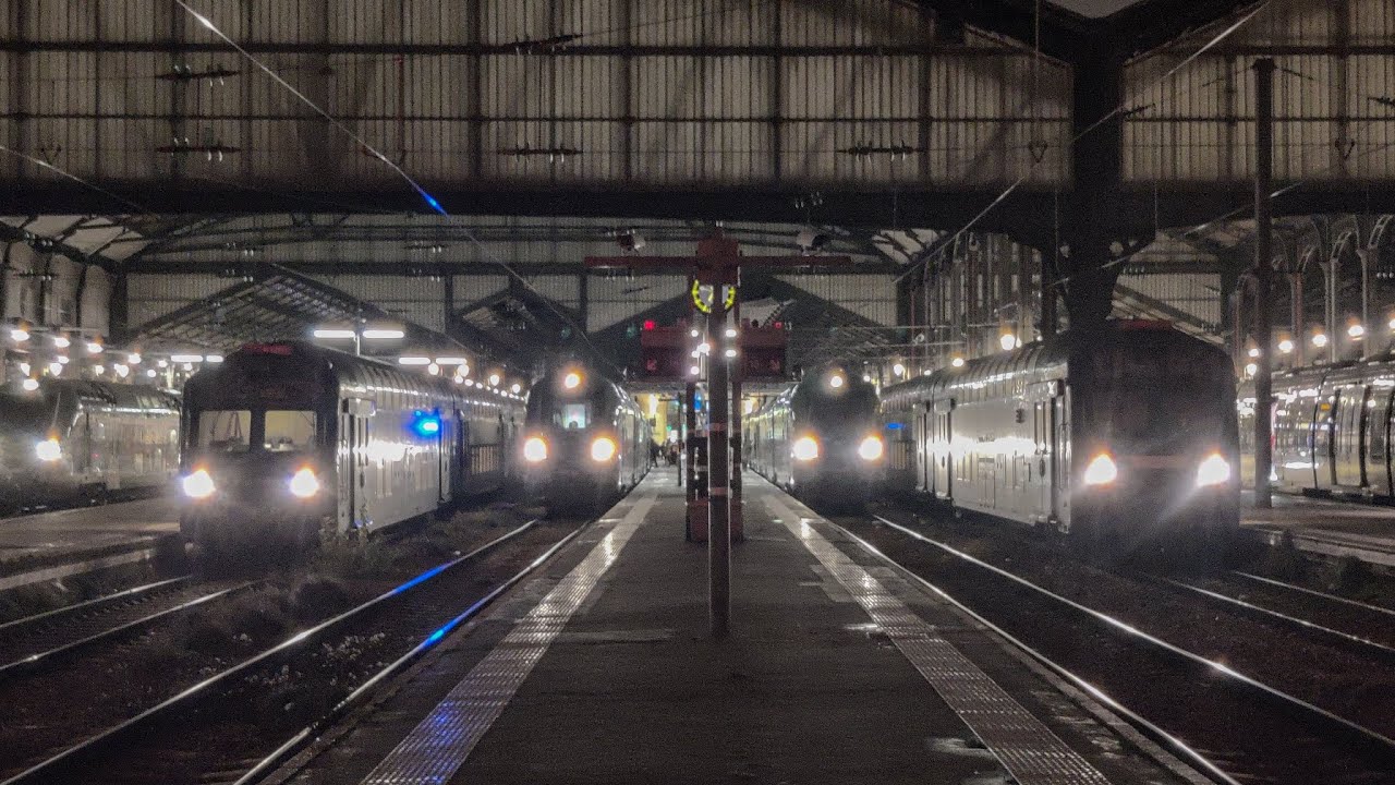 Spot nocturne à Paris Saint Lazare 