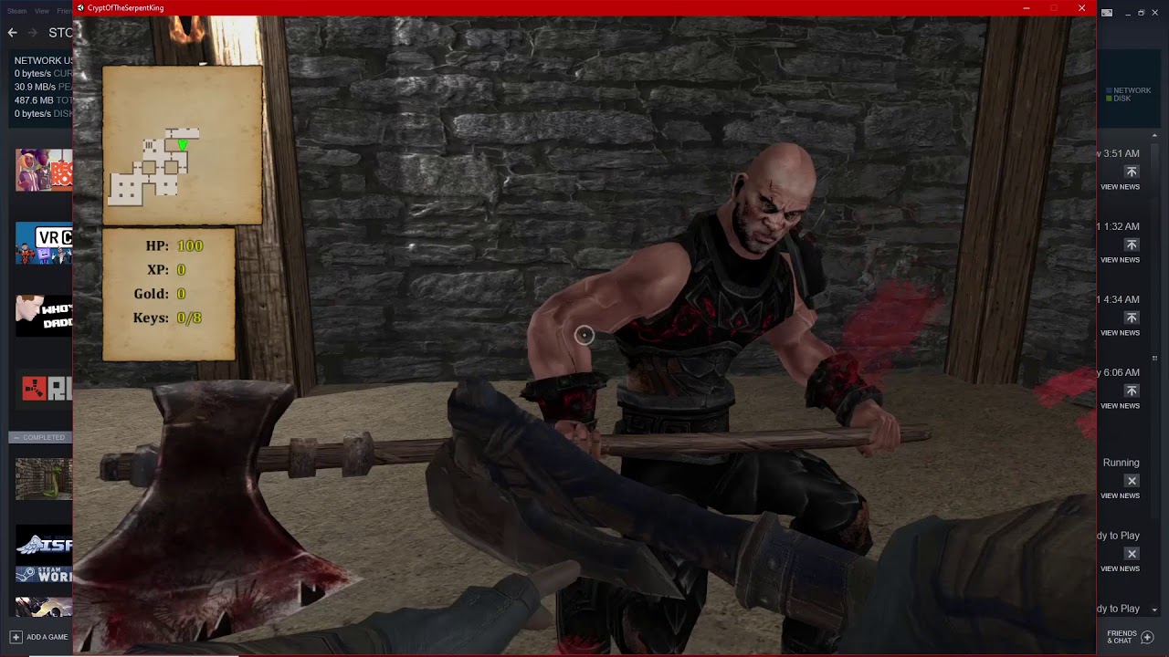 Crypt of the Serpent King Speedrun, 31 Seconds