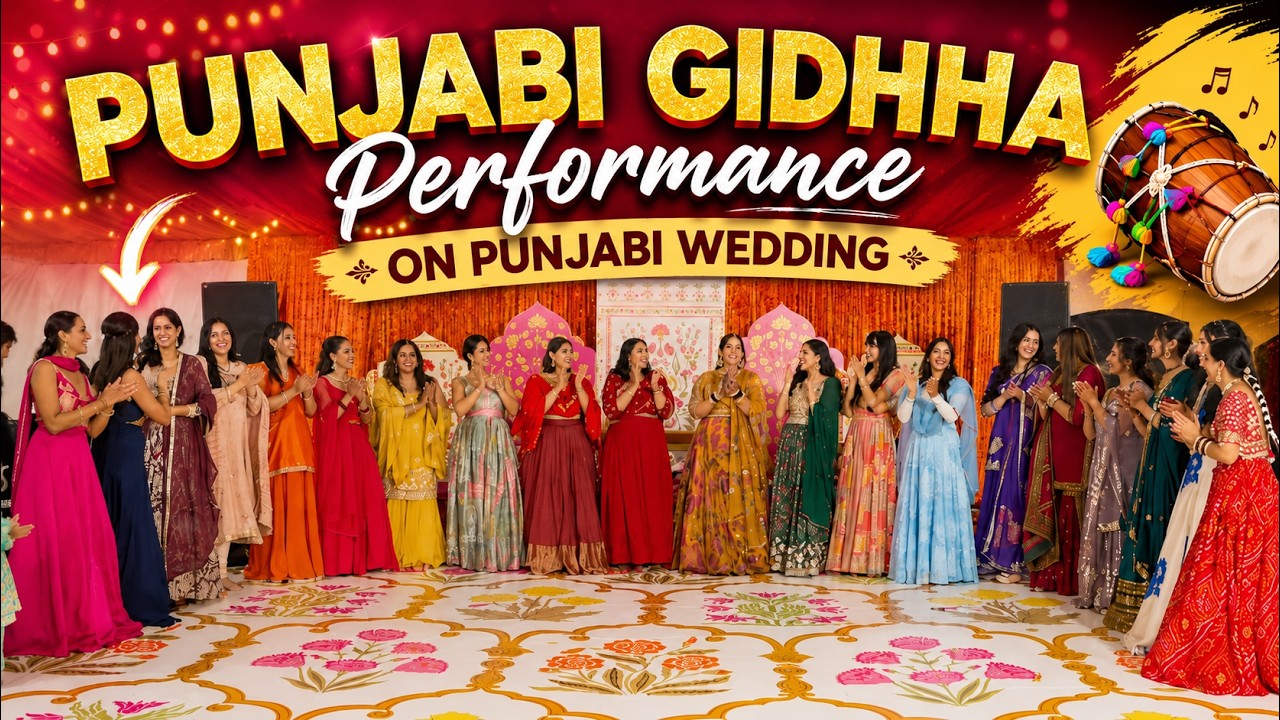 Punjabi Latest Gidha Performance  On Mayian |Sikh Wedding |Amavi Films | Canada