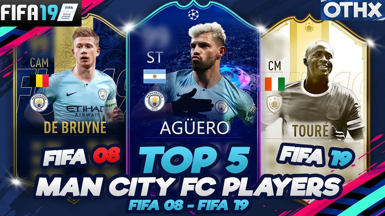 FIFA 19 | TOP 5 Manchester City FC Players from FIFA 08 to FIFA 19 w/ Aguero, De Bruyne.. @Onnethox