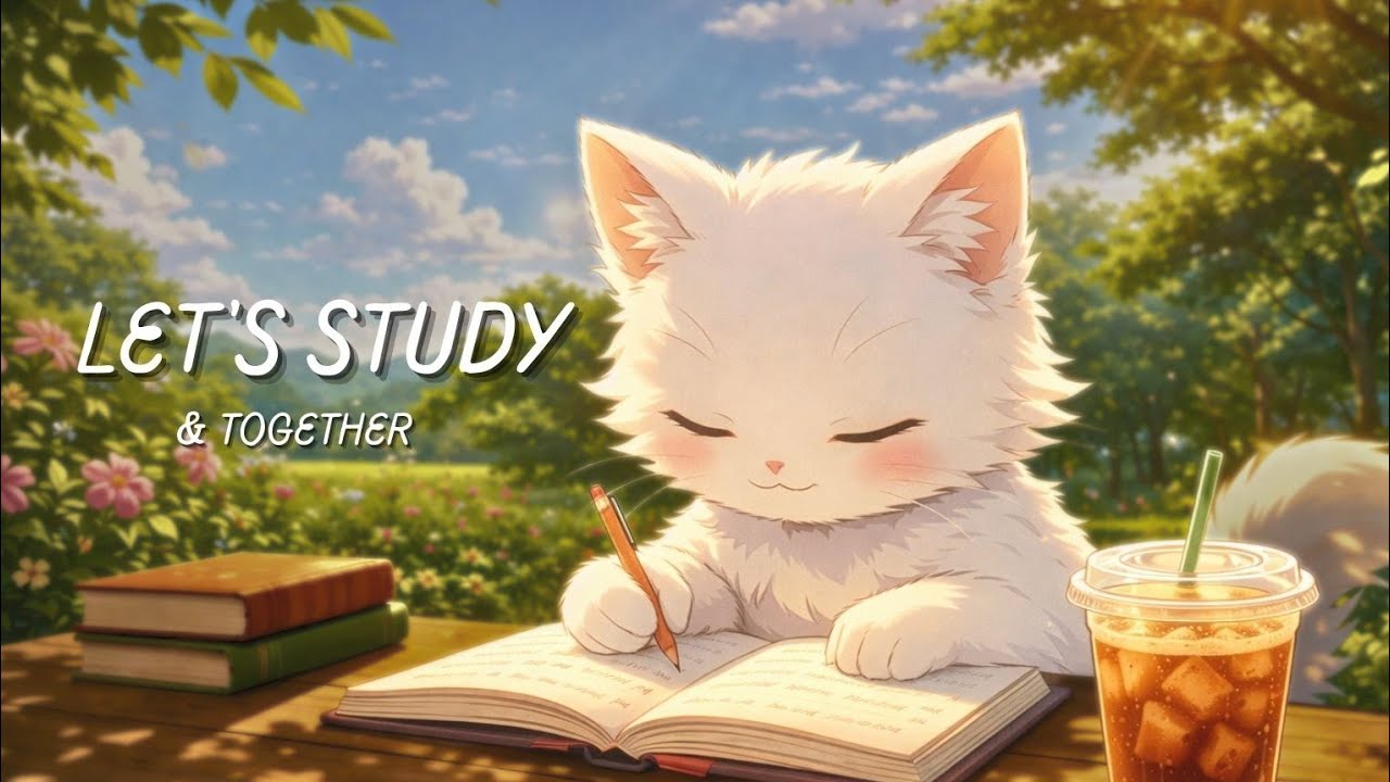 ☀️ Study With Me | Cozy Garden LoFi 🍓 | 2 Hours of Calm Lofi for Focus & Relaxation 🌱