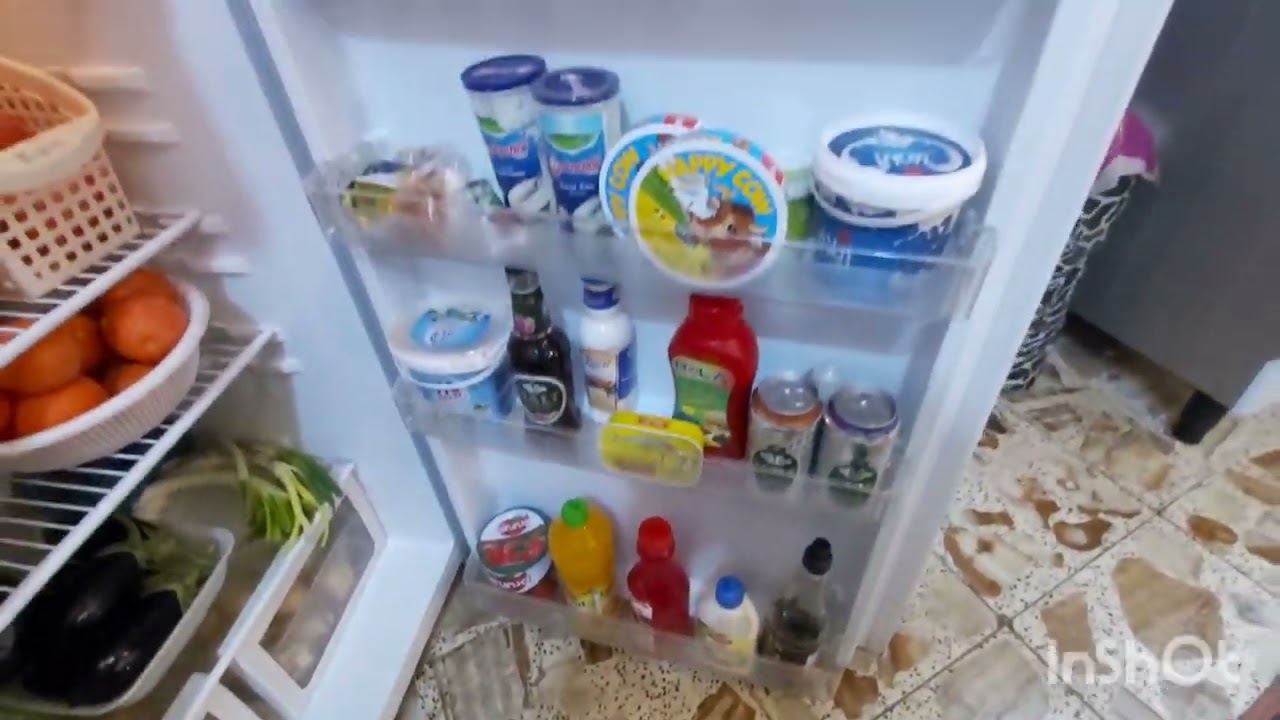 روتين المسواك وترتيب الثلاجه 👌وسويت غده تمن عدس ولبن 🥣☝
