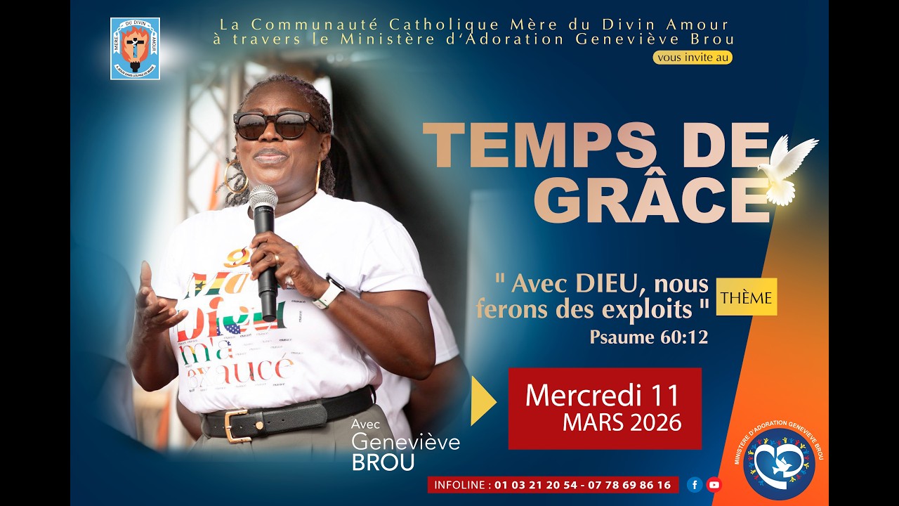 GENEVIEVE BROU - TEMPS DE GRACE DU MERCREDI 11 - 03 - 2026