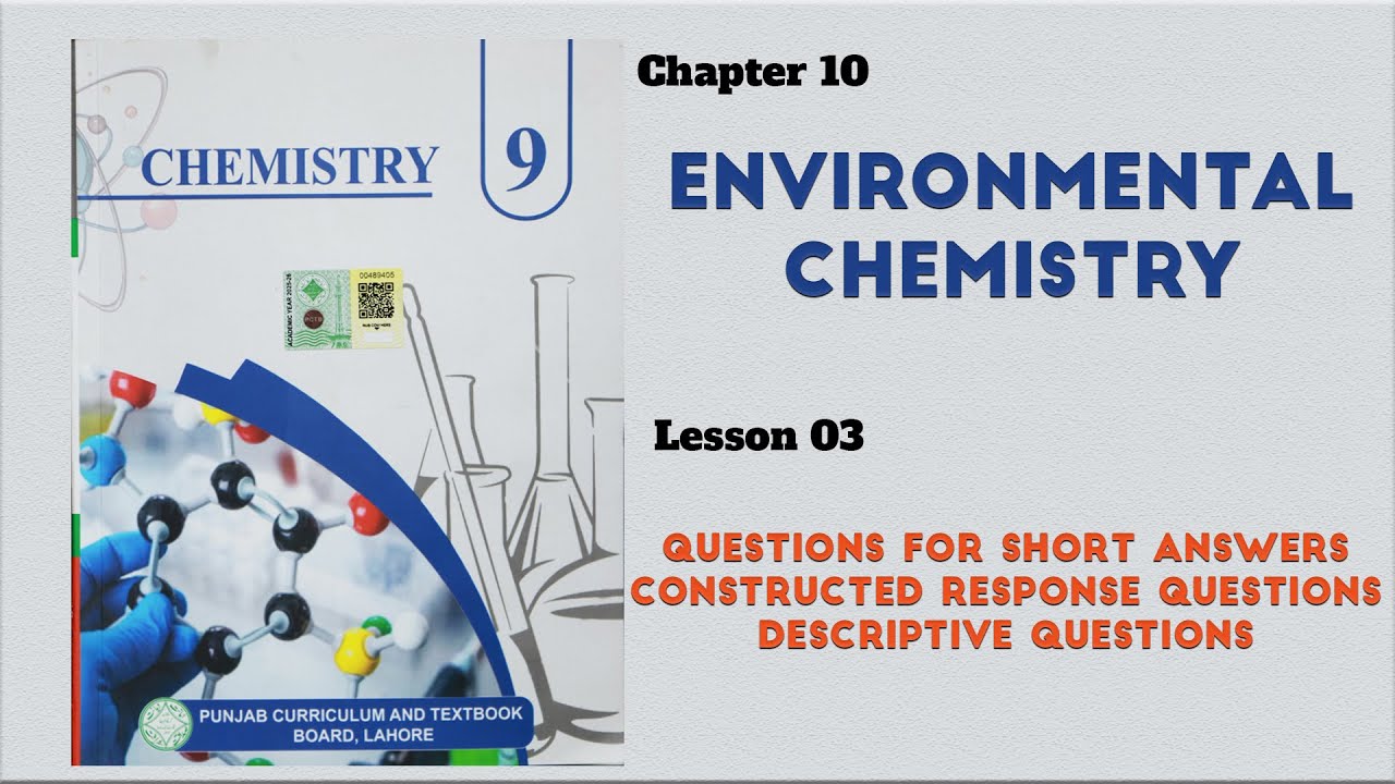 9th Class Chemistry Chapter 10 | Environmental Chemistry | Full Exercise Solution | PTB 2025