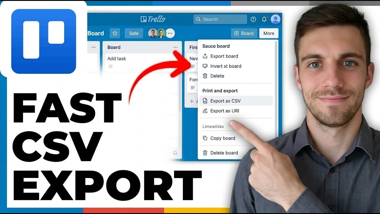 How to Export Your Trello Board to CSV 2026 | Step by Step Guide to Export Data From Trello