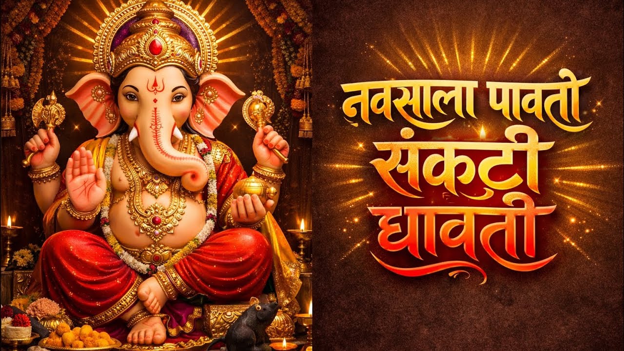 नवसाला पावतो | संकटी धावतो | Ganpati Bappa Morya | गणपती भजन | Ganesh Bhakti Song